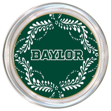 C3114-White Baylor  on Green Provencial