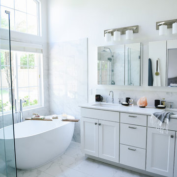 Baltic White Master Bath Carmel Valley Flip For Sale