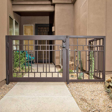Penasco Iron Courtyard Gate