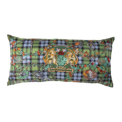"Fleurs D'Ecosse" Herm&egrave;s Silk Scarf Pillow - Decorative Pillows