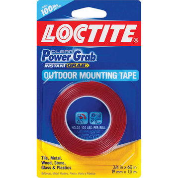 3/4 x 60 inch (19mm x 1.5m) Loctite Power Grab Mounting Tape
