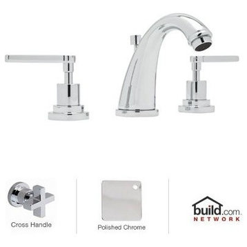 Rohl Avanti 1.2 GPM Lavatory Faucet with 2 Cross Handles, Polished Chrome