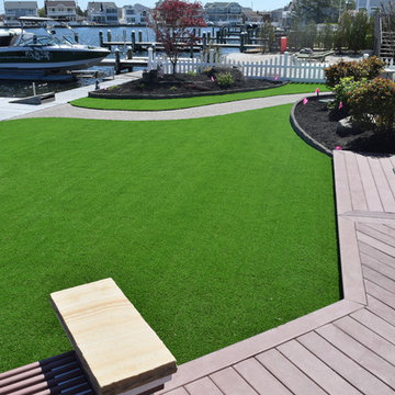 Custom Shore home with GardenMark Artificial Grass