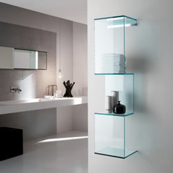 Cling glass shelve by Tonelli - Bathroom Cabinets