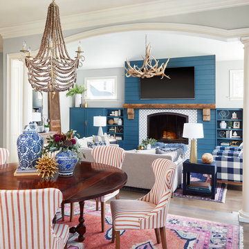 Rustic Modern Family Room