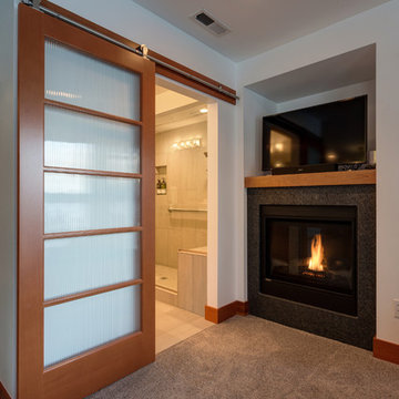 Sliding door makes great use of space
