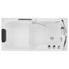 Empava Acrylic Walk-in Tub Freestanding Soaking SPA Bathtub With Door, 52.5"