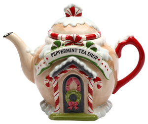 Peppermint Tea Shop Teapot, 32 oz.