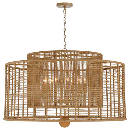 Jayna 12 Light Burnished Silver Chandelier