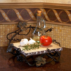 Square Stone Server - Serving Dishes And Platters