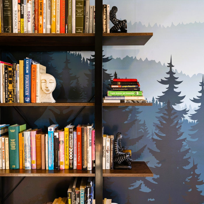 Example of a danish home design design in Raleigh