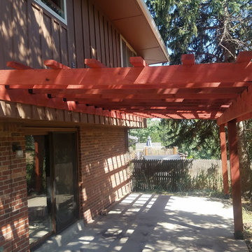 Rough Sawn Cedar Pergola