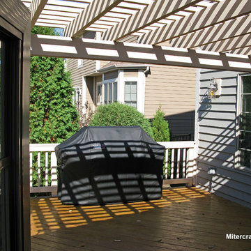 Pressure Treated Screen Porch and Deck, Sunspace Four-Track Windows