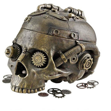 Classic Gothic Steampunk Head Statue Jewelry Treasure Box/Gift Item