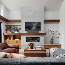 fireplace and built ins