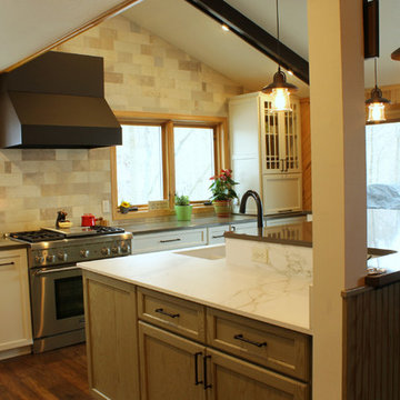 Turtle Lake Expanded Cabin Kitchen