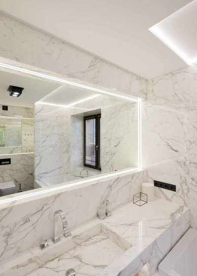 Современный Ванная комната by Architectural bureau MODUL