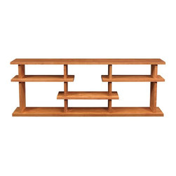 New York Contemporary Step TV Stand - Entertainment Centers And Tv Stands