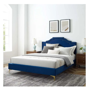 Mod 6856 Nav Modway Furniture Adelaide Adelaide Performance Velvet Full Platform