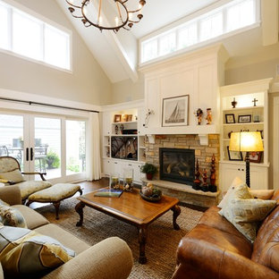 Fireplace Vaulted Ceiling | Houzz