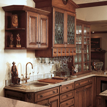 Door style: Hamilton | Species: Cherry | Finish: Truffle with Ebony glaze
