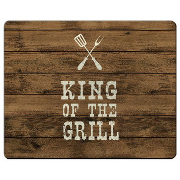 King of the Grill Glass Cutting Board