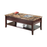 Old World Round Cocktail Table - Traditional - Coffee ...