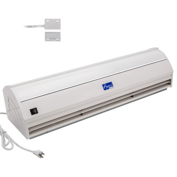 Super Thin 2-Speed Alloy Commercial Indoor Air Curtain With Magnetic Switch, 36"