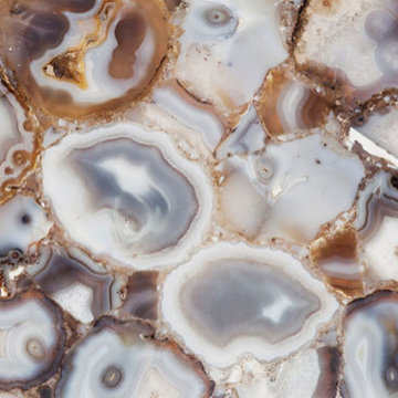 Natural Agate-Aura Semi Precious Stone