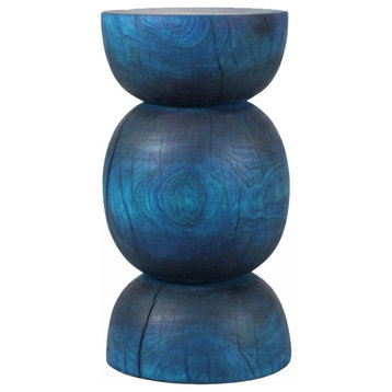 Contempo Turned Table, Azure Blue