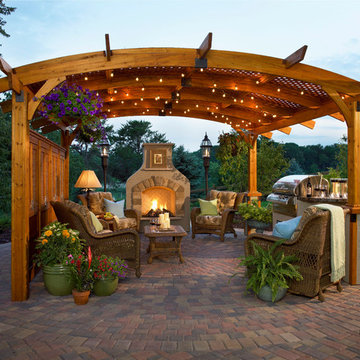 Senoma 12x16 Curved Pergola Package