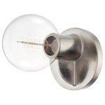 Hudson Valley Lighting - Bodine 1 Light Round Wall Sconce, Burnished Nickel Finish - Features: