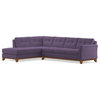 Apt2B Marco 2-Piece Sectional Sofa, Lavender Velvet, Chaise on Left