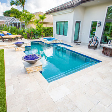 Corsica Pearl - Marble Pool Deck & Driveway / Rustic Blend V Enter title, c
