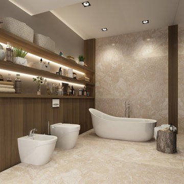 Active Beige Marble for Bathroom | Taxila Stone