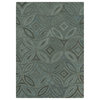 Surya Perspective PSV-33 8'x11' Peacock Green, Lily Pad Green Rug