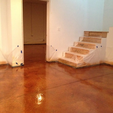 stained concrete floors