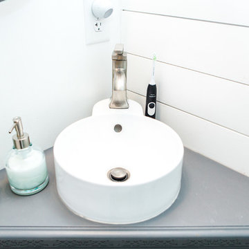 Compact Master Bathroom