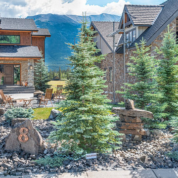 Front Yard with Inukshuk & House Number