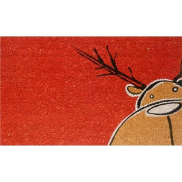 Christmas Moose Doormat
