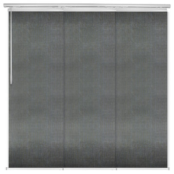 Stormy 3-Panel Track Extendable Vertical Blinds 36-66"W