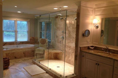 Inspiration for a timeless bathroom remodel in Atlanta