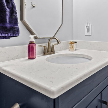 Classic Contemporary Guest Bathroom Renovation