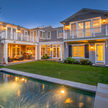 Traditional Cape Cod Custom Home on a Corner Lot