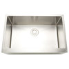 33-in. W Stainless Steel Kitchen Sink With Stainless Steel Finish And 16 Gauge