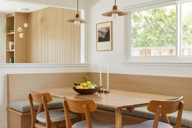 Danish dining room photo in San Francisco