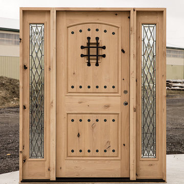 sw83 knotty alder door