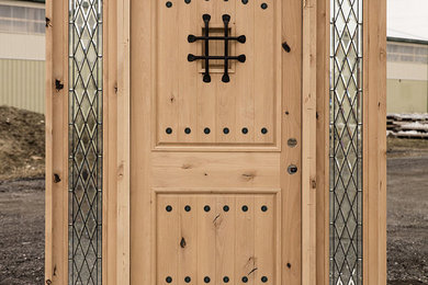 Inspiration for a mid-sized entryway remodel in Chicago