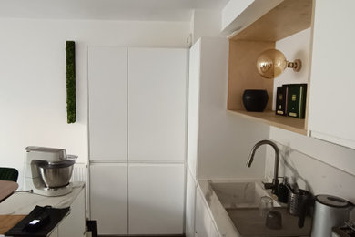 Idée de décoration pour une cuisine design.