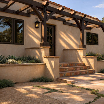Hacienda Entry Arbor and Garden